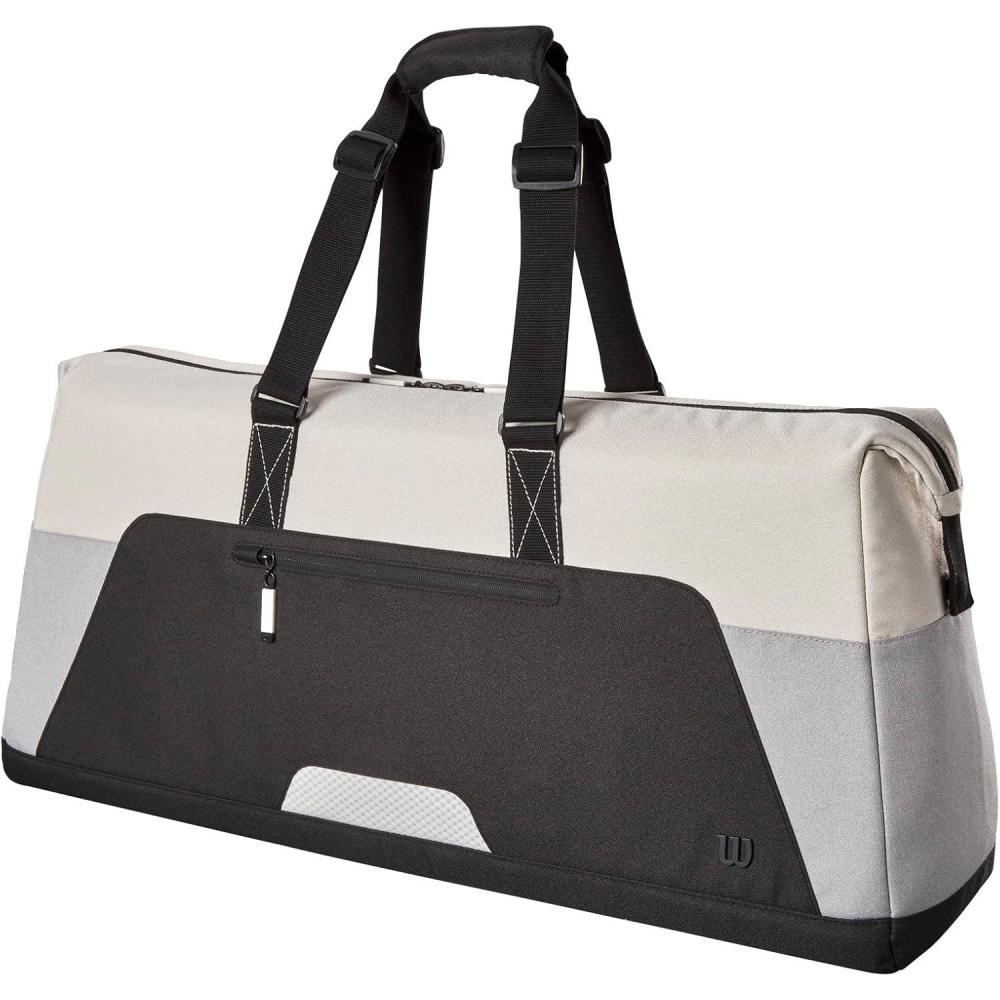 imageWILSON Lifestyle Tennis Racket Bag  GreyBlue Holds up to 4 Rackets