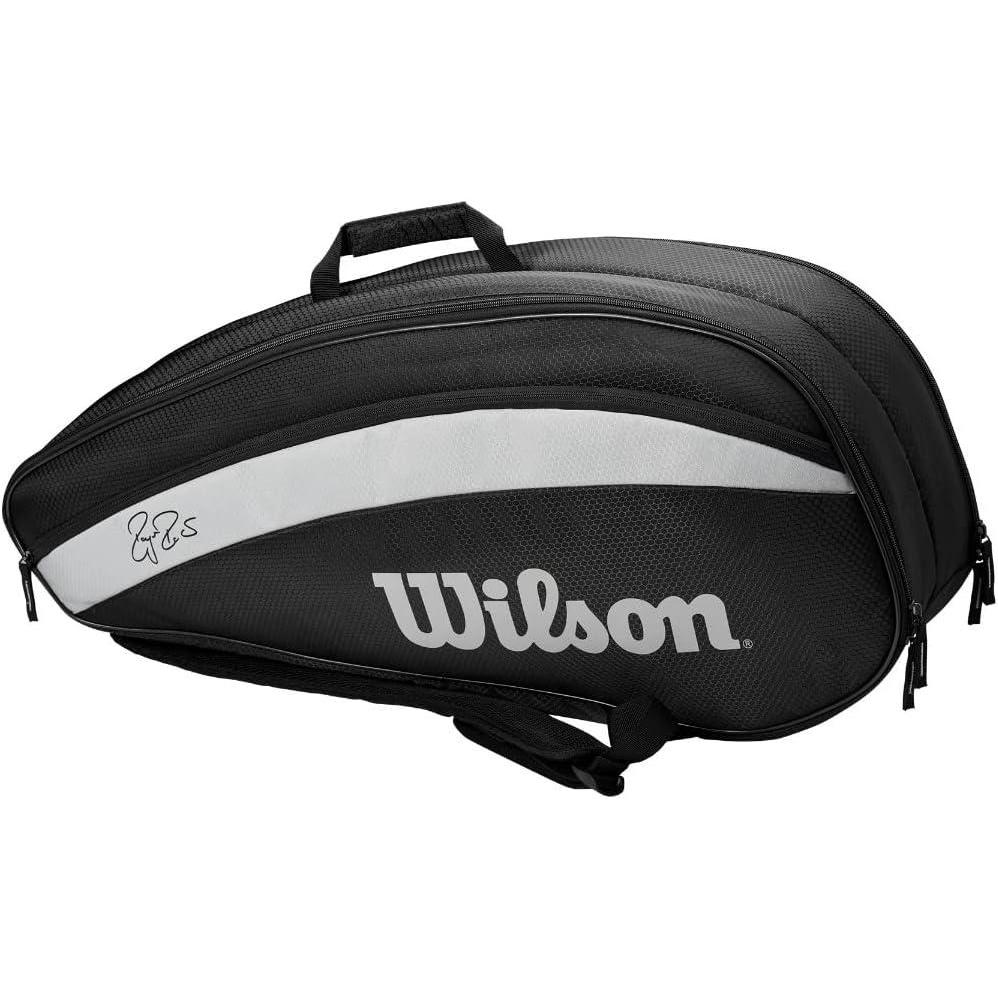 imageWILSON Roger Federer Team 3 Pack Tennis Bag  Black6 Pack