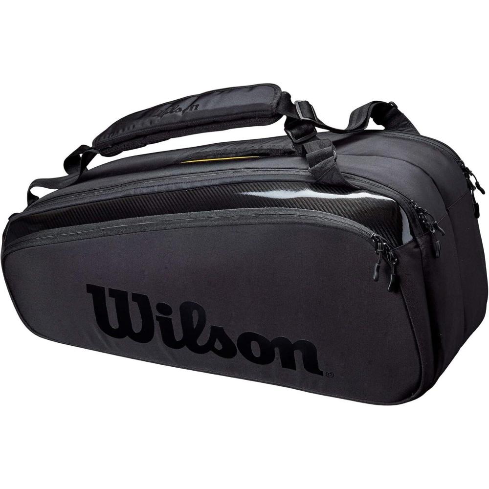 imageWILSON Super Tour 9 Pk Pro Staff Black