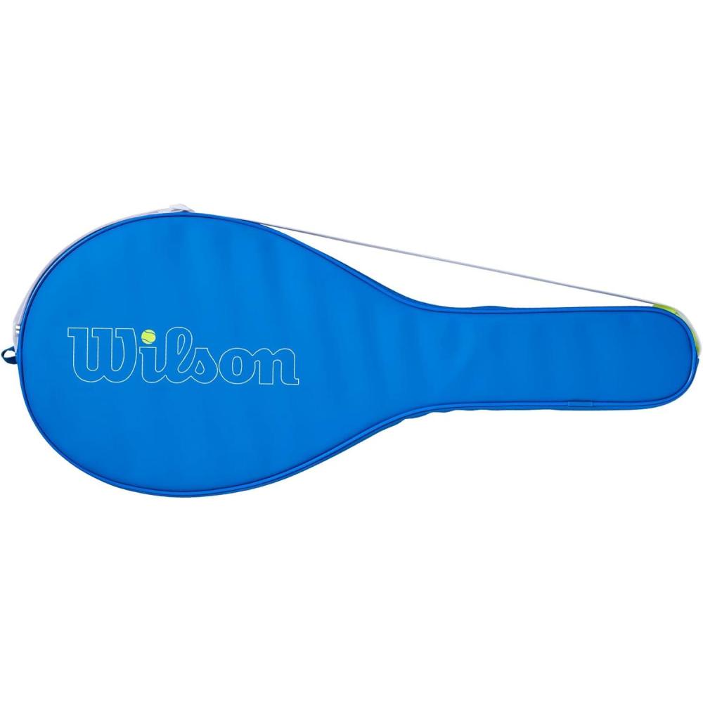 imageWILSON US Open Tennis Racquet Cover Holds 1 Racket Blue
