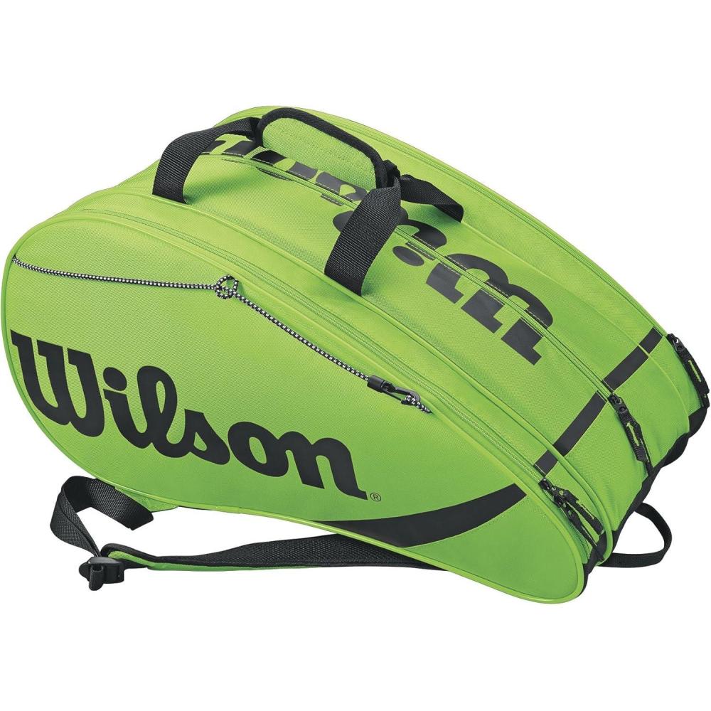 imageWilson Unisex Padel Bag Rak Pak Up to 6 rackets Can be Used as a Backpack