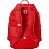 WILSON 2025 Super Tour Red Tennis Racket Bags – Red/White(Backpack – Holds up to 2 Rackets)