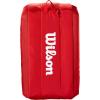 WILSON 2025 Super Tour Red Tennis Racket Bags – Red/White(Racket Bag – Holds up to 15 Rackets)