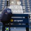 WILSON 2025 US Open Tour Tennis Backpack – Navy, Holds up to 2 Rackets