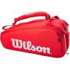 WILSON Adult Tennis Bag(Red/White)