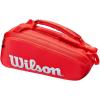 WILSON Adult Tennis Bag(Red/White)