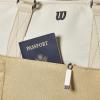 WILSON Lifestyle Tote Tennis Racket Bag – Khaki, Holds up to 2 Rackets