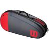 WILSON Sporting Goods Tennis Bag, RED/Gray, No Size (WR8009803001)