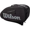 WILSON Super Tour Paddlepak – Black, Holds up to 3 Paddles