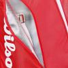 WILSON Tour Red Padel Bag – Red/White, Holds up to 6 Padel Rackets