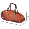 Wilson Roland Garros Team Tennis Racket Bag – Clay/Navy, Holds up to 6 Rackets