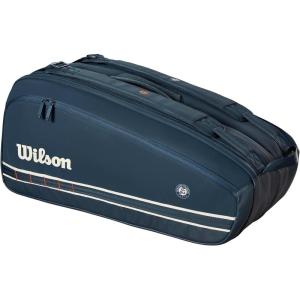 WILSON 2025 Roland-Garros Tennis Racket Bags(Dark Navy)