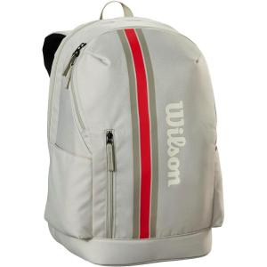 WILSON 2025 Team Tennis Racket Bags(Oats/Red)