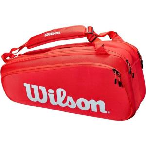 WILSON Adult Tennis Bag(Red/White)