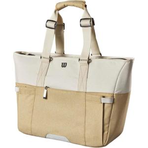 WILSON Lifestyle Tote Tennis Racket Bag – Khaki, Holds up to 2 Rackets