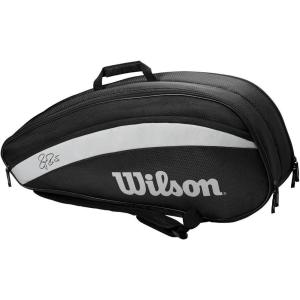 WILSON Roger Federer Team 3 Pack Tennis Bag – Black(6 Pack)