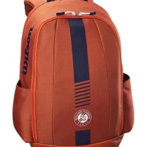 Wilson Roland Garros Team Tennis Backpack – Clay/Navy, Holds up to 2 Rackets