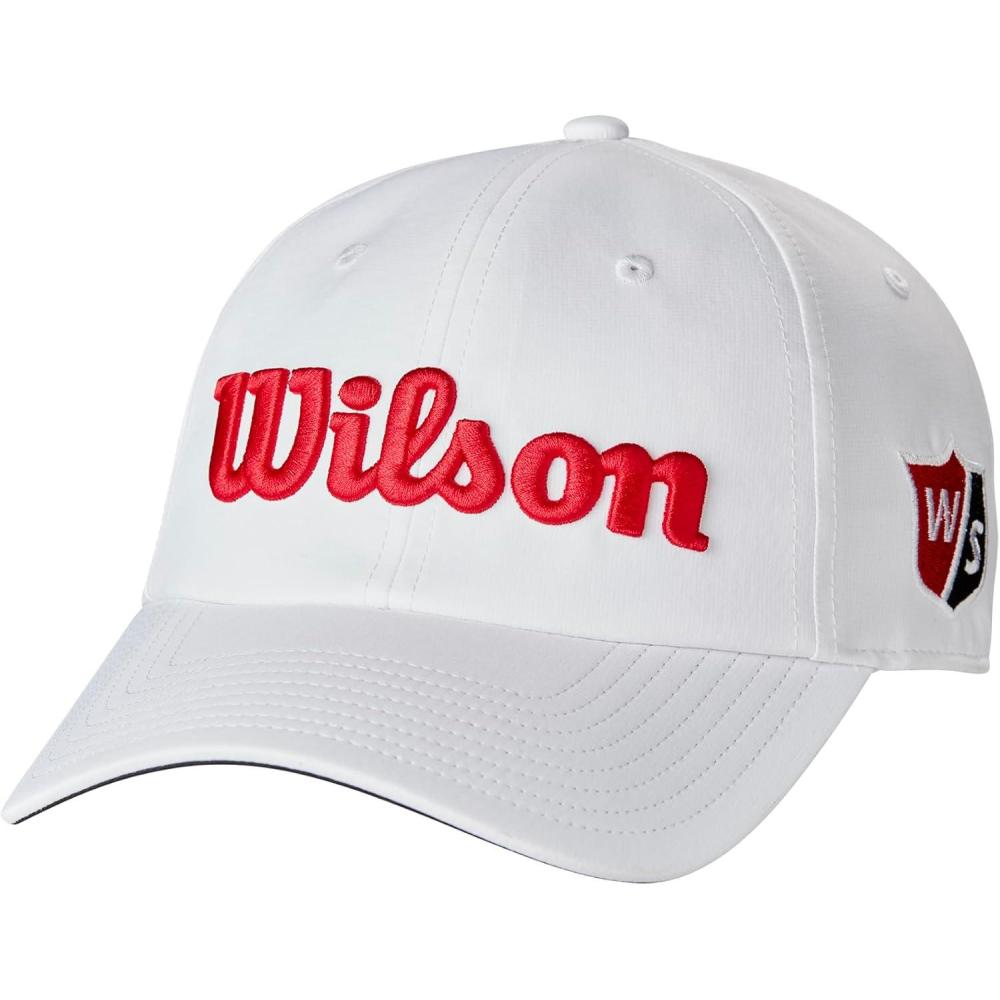imageWILSON Pro Tour Golf Hat Men Women and Junior SizesWhite