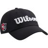 WILSON Pro Tour Golf Hat – Men, Women, and Junior Sizes(Black/White)