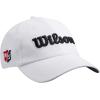 WILSON Pro Tour Golf Hat – Men, Women, and Junior Sizes(White/Black)