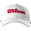 Wilson Mens Wilson Men’s Pro Tour Golf Hats(White/Red)