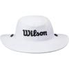 WILSON Golf Sun Hat – White/Black, OSFA