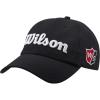 WILSON Pro Tour Golf Hat – Men, Women, and Junior Sizes(Black/White)