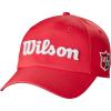 WILSON Pro Tour Golf Hat – Men, Women, and Junior Sizes(Red)