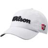 WILSON Pro Tour Golf Hat – Men, Women, and Junior Sizes(White/Black)