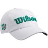 WILSON Pro Tour Golf Hat – Men, Women, and Junior Sizes(White/Green)