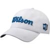 WILSON Pro Tour Golf Hat – Men, Women, and Junior Sizes(White/Navy)