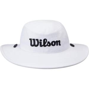 WILSON Golf Sun Hat – White/Black, OSFA