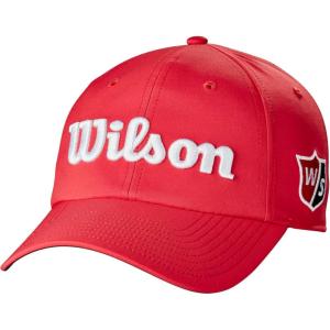 WILSON Pro Tour Golf Hat – Men, Women, and Junior Sizes(Red)