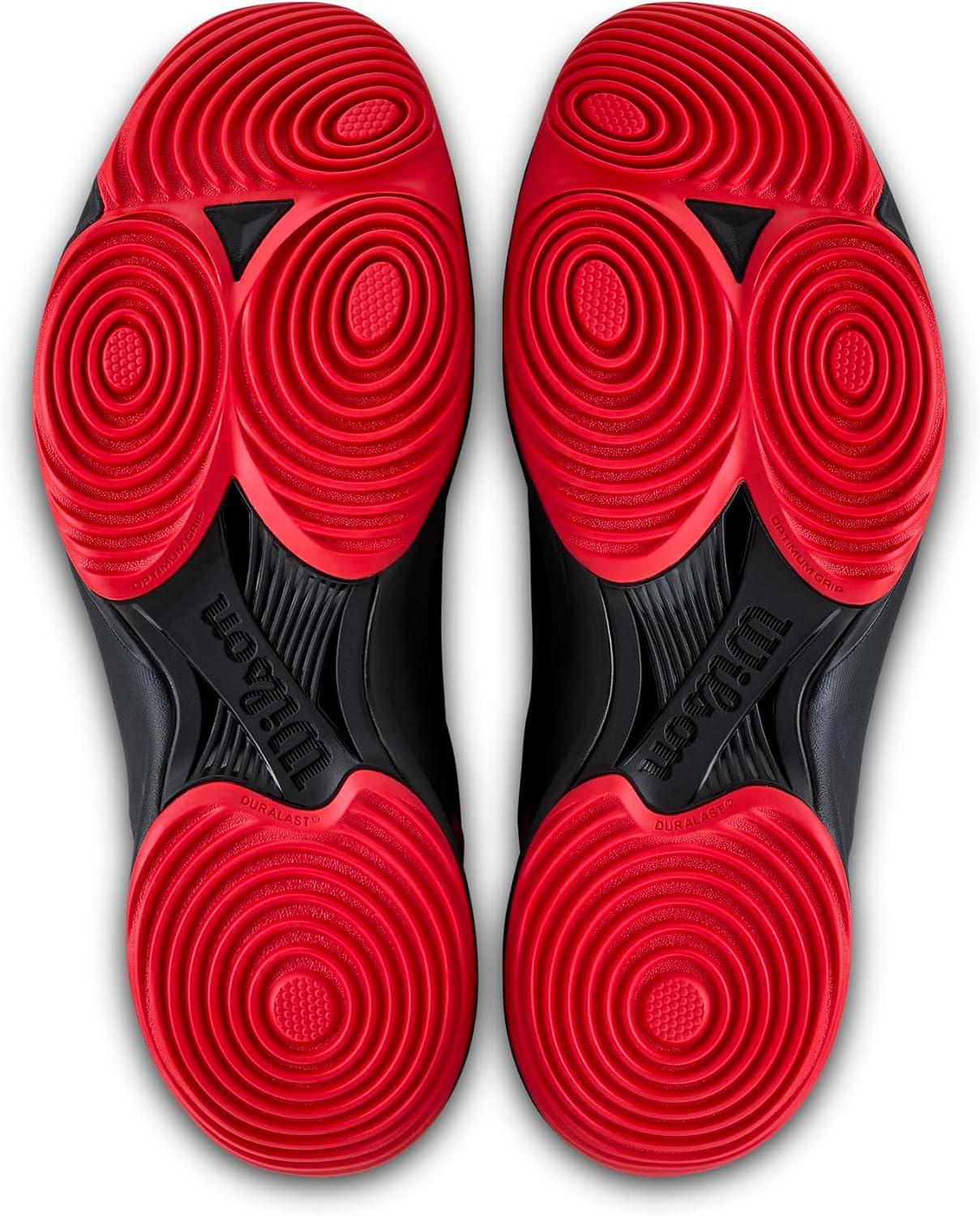 imageWilson Mens Hurakn Pro V2 Padel ShoeBlackInfraredClear White