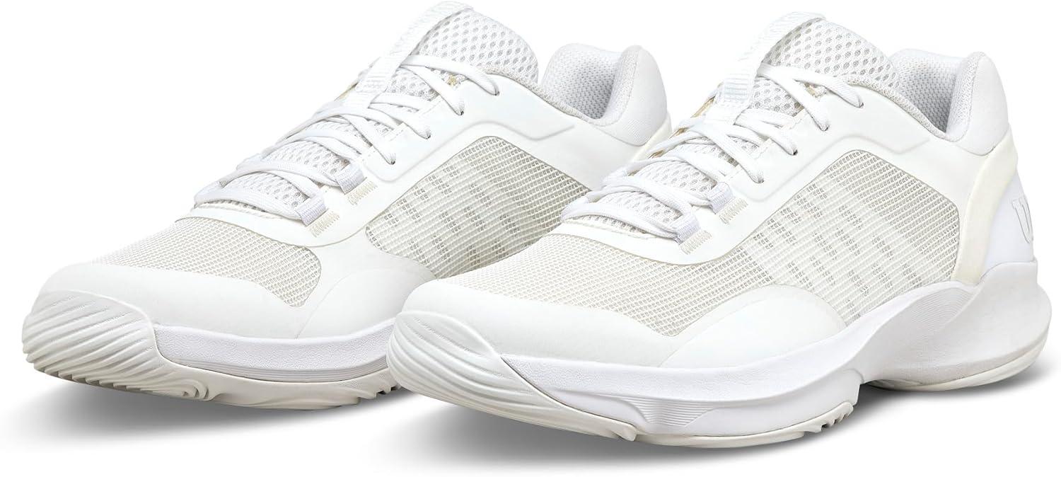 imageWilson Mens Hurakn Pro V2 PadelWhiteWhiteWhite