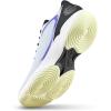 Wilson Mens Hurakn Lite Padel Shoe(Gray Dawn/Black/Tender Yellow)