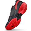 Wilson Mens Hurakn Pro V2 Padel Shoe(Black/Infrared/Clear White)