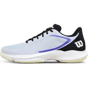 Wilson Mens Hurakn Lite Padel Shoe(Gray Dawn/Black/Tender Yellow)