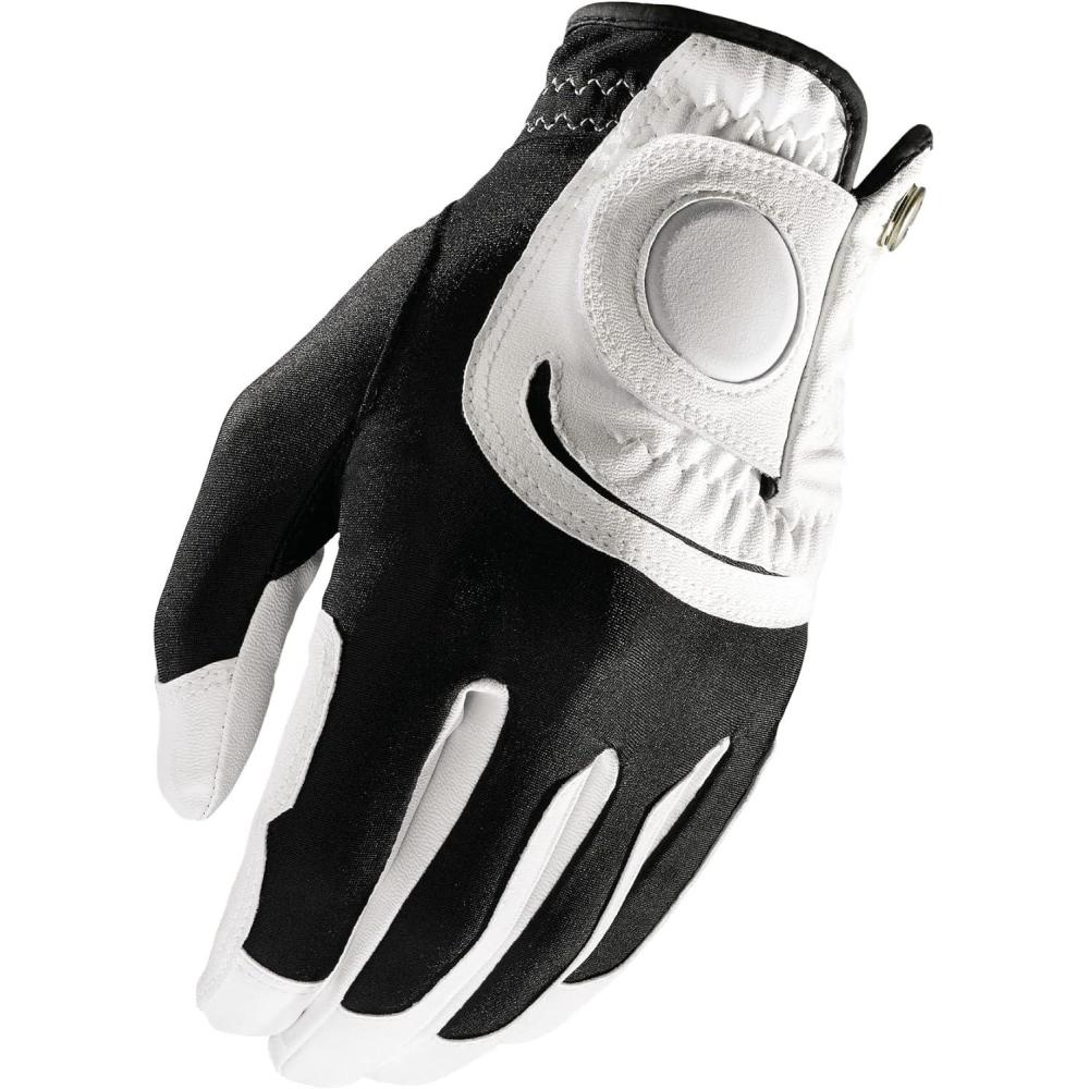 imageWILSON Staff Fit All Logo Glove Mens Right Hand WhiteBlack
