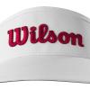 WILSON Men’s Tour Golf Visor – White/Red