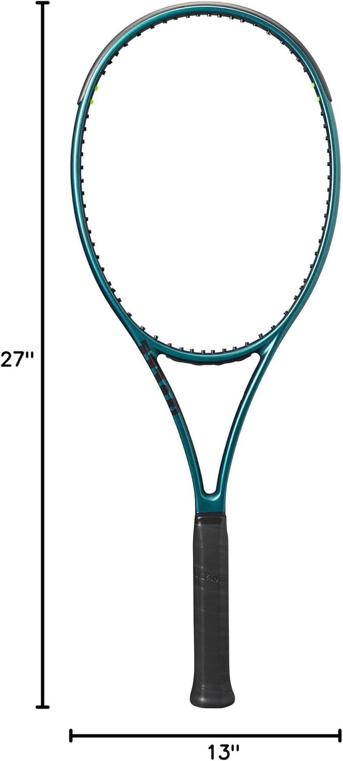 imageWilson Blade 98 16x19 V9 Strung Performance Tennis Rackets Strung with Sensation 16 Natural at Mid Range TensionGrip Size 1 4 18