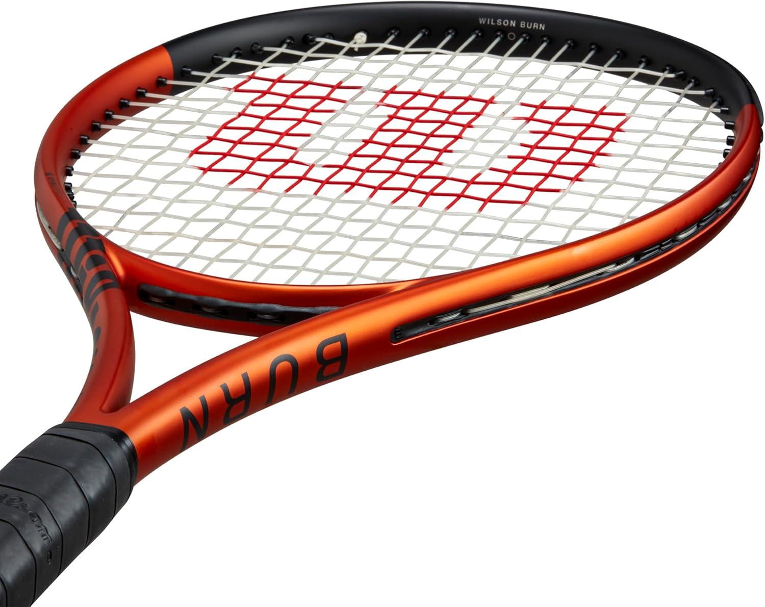 imageWilson Burn 100LS V5 Unstrung Performance Tennis RacketGrip Size 2 4 14