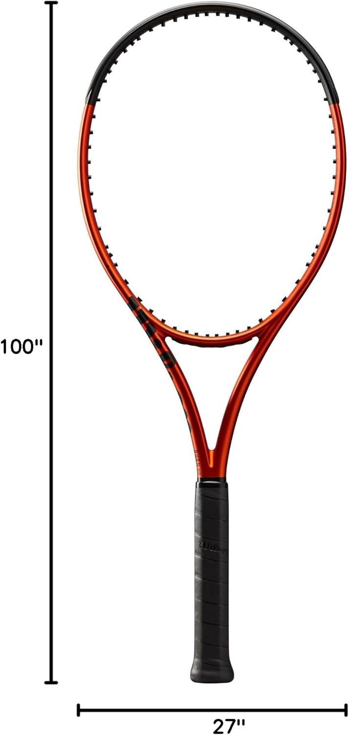 imageWilson Burn 100S V5 Unstrung Performance Tennis RacketGrip Size 2 4 14