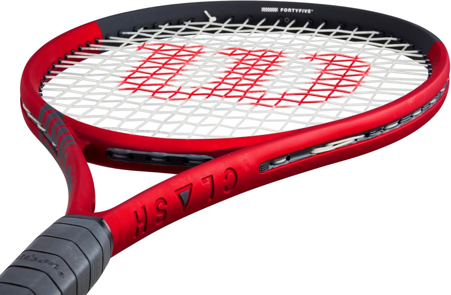 imageWilson Clash 100 Pro V2 Unstrung Performance Tennis RacketGrip Size 2 4 14