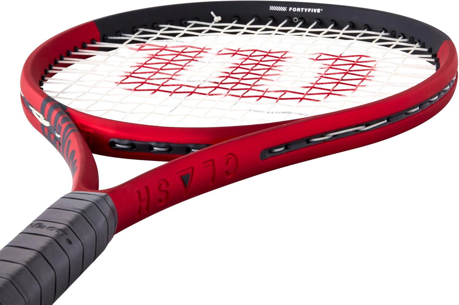 imageWilson Clash 100 V2 Unstrung Performance Tennis RacketGrip Size 3 4 38