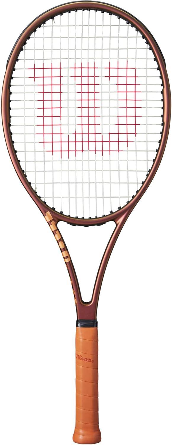 imageWilson Pro Staff 97L V14 Performance Tennis Rackets Strung with Sensation 16 Natural at Mid Range TensionGrip Size 2 4 14