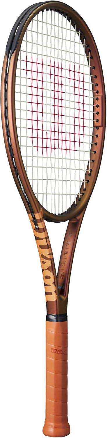 imageWilson Pro Staff 97L V14 Performance Tennis Rackets Strung with Sensation 16 Natural at Mid Range TensionGrip Size 2 4 14