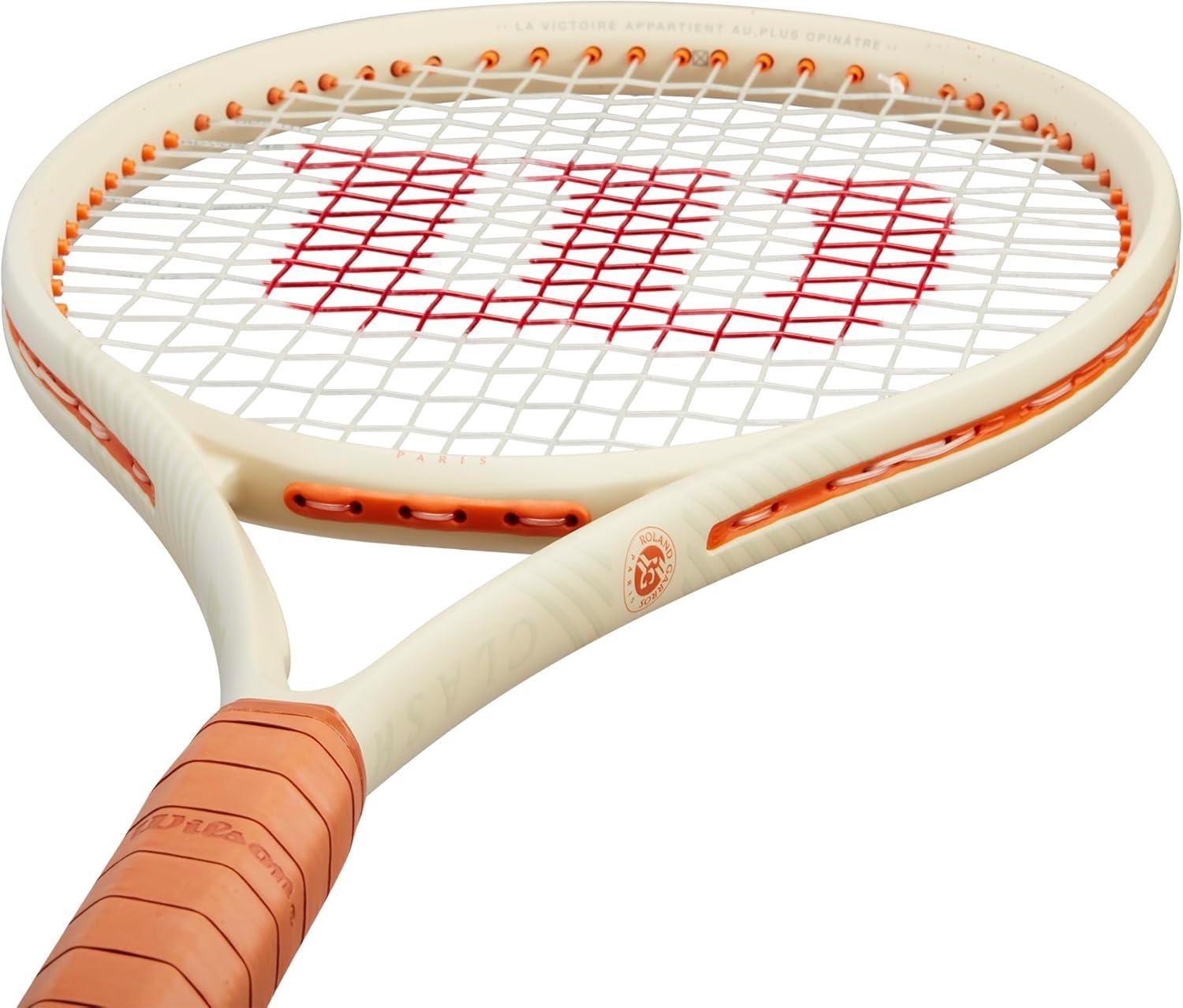 imageWilson RolandGarros Clash 100 V2 Unstrung Performance Tennis Racket Grip Size 14