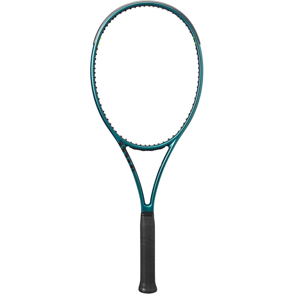 imageWilson Blade 98 18x20 V9 Performance Tennis Rackets Strung with Sensation 16 Natural at Mid Range TensionGrip Size 4 4 12