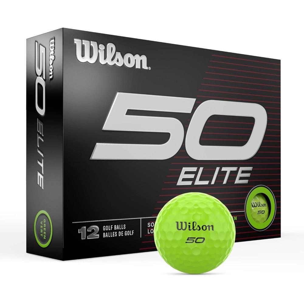 imageWilson Fifty Elite Golf Balls  12 Pack Green12 Pack